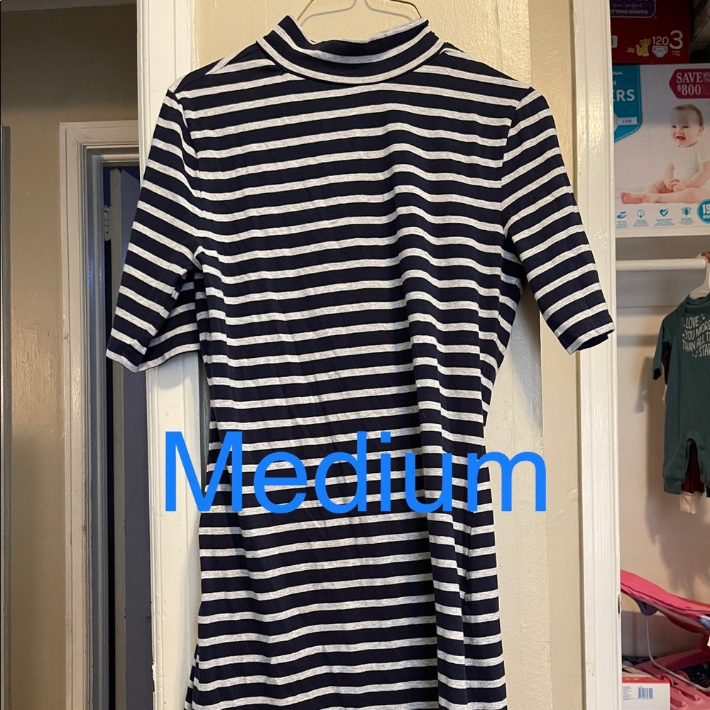 Gap medium midi/ mini dress half turtle neck